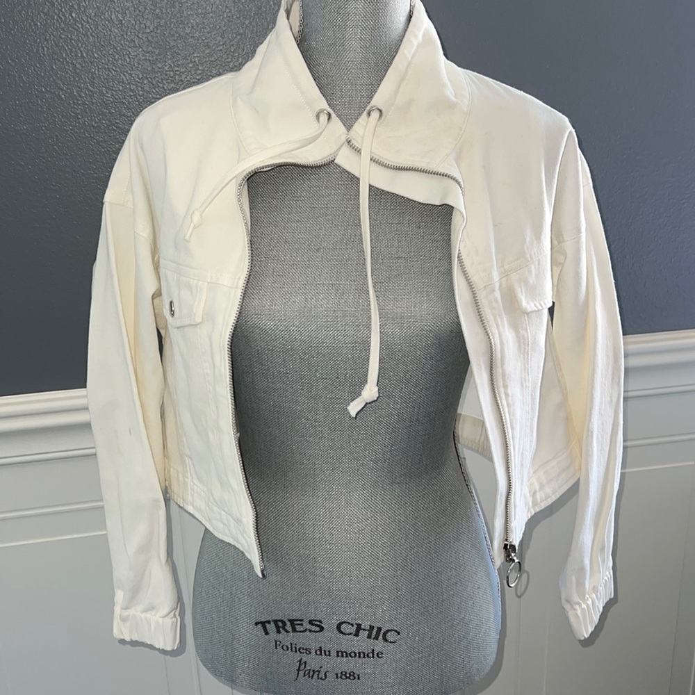 Ivory jean jacket